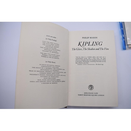 70 - KIPLING (Rudyard): cut signature of Rudyard Kipling, window mounted below contemporary postcard... 