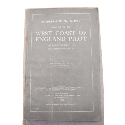 84 - MARINE PILOTS: HOBBS (J S): 'The British Channel Pilot, from the Downs to Liverpool; and the Co... 