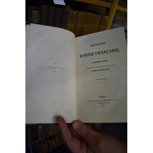 88 - MARITIME: GUERIN (Leon): 'Histoire de la Marine Contemporaine', Paris, Dufour et Mulat, 1851: 6 vols... 