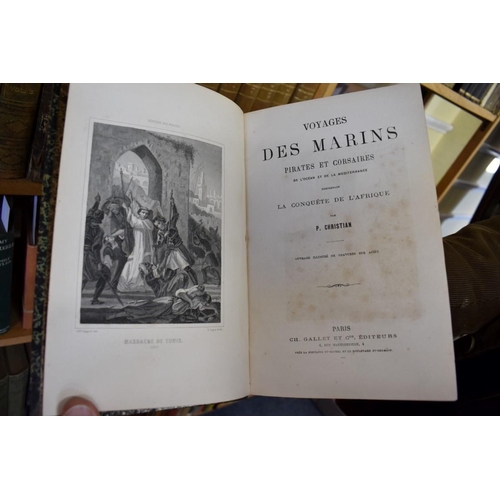 88 - MARITIME: GUERIN (Leon): 'Histoire de la Marine Contemporaine', Paris, Dufour et Mulat, 1851: 6 vols... 