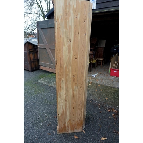 1032 - A pine corner cupboard, 183cm high.Payment must be made in advance of collection which is strictly b... 