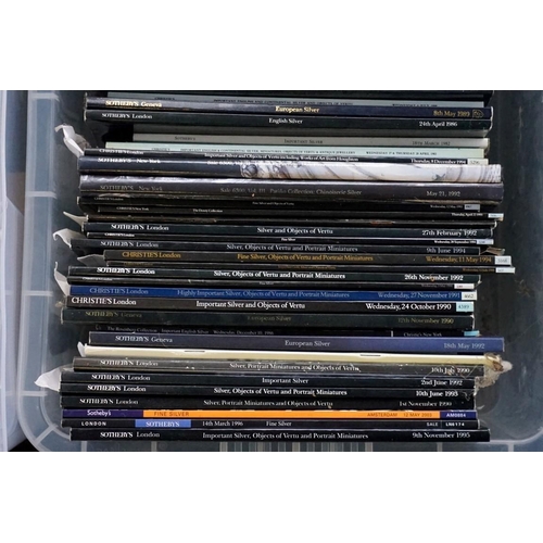 1060 - Five boxes of art reference books, mainly relating to silver.Payment must be made in advance of coll... 