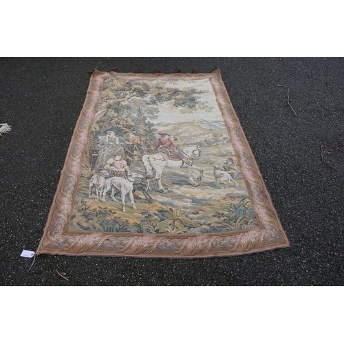 1087 - A Persian runner, 220 x 69cm; together with a pair of small rugs, 108 x 60cm; and a machine made cla... 