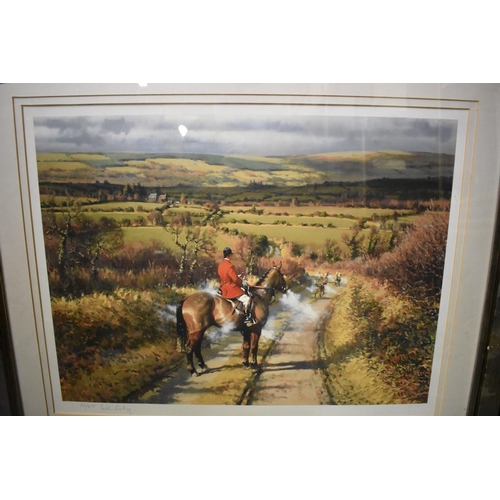 1095 - Peter Curling, 'A Check on the Road', signed and numbered 26/250, colour print, I.41.5 x 55.5cm.... 