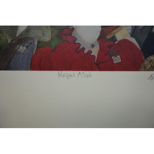 1113 - Sue Macartney Snape, 'Royal Ascot', signed, titled and numbered 284/750 in pencil, colour print, I.4... 