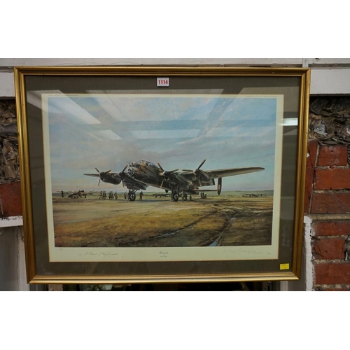 1114 - Robert Taylor, 'Crewing Up', signed by the artist and numbered 382/850, additionally signed by Arthu... 