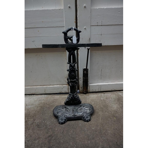 1198 - A cast iron stick stand.