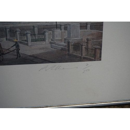 1199 - Piers Williams, 'The Hong Kong Club Building', signed and numbered 7/250, colour print, I.45 x 61cm;... 