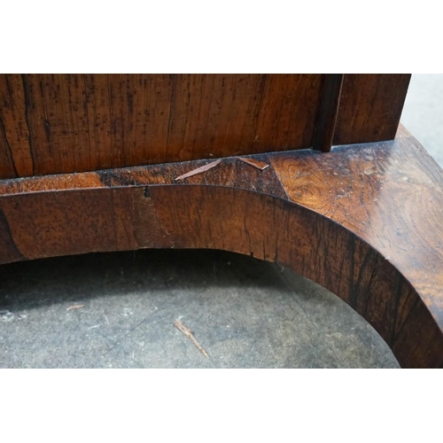 1203 - A Victorian rosewood Davenport, 52.5cm wide. 