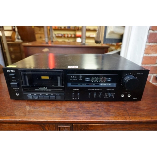 1242 - A Denon DR-171 tape deck.