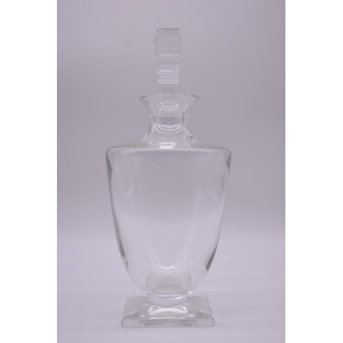 1474 - A Lalique 'Argos' pattern decanter and stopper, 27cm high.