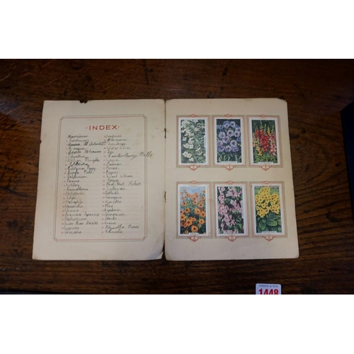 1539 - Six various stamp albums; together with another album of cigarette cards. ... 