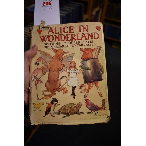 206 - CARROLL (Lewis): 'Alice's Adventures in Wonderland...with 48 coloured plates by Margaret W Tarrant..... 