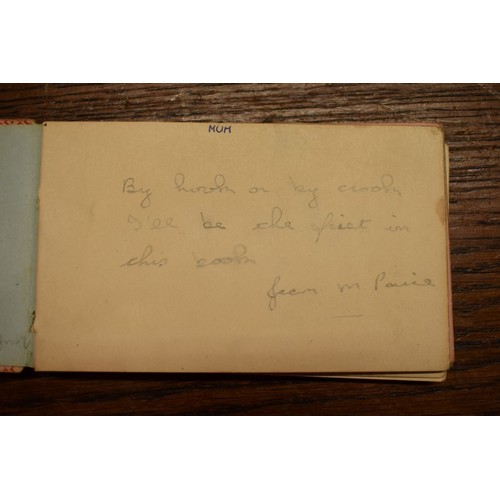 138 - SPORT, AUTOGRAPHS: small format autograph album, mid-20thc, contents full with various autograp... 