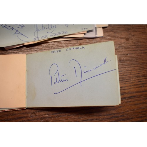 138 - SPORT, AUTOGRAPHS: small format autograph album, mid-20thc, contents full with various autograp... 