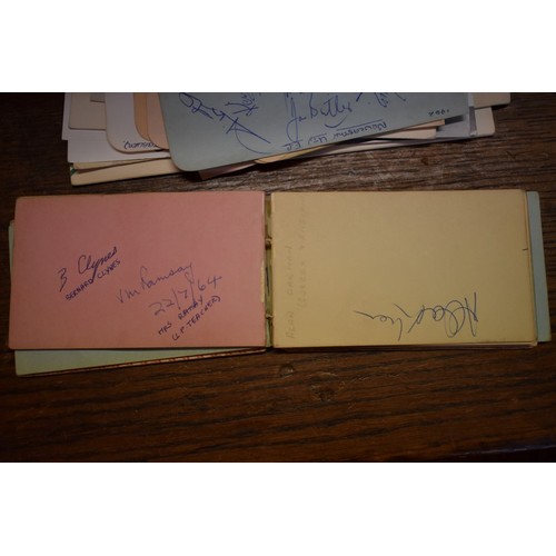 138 - SPORT, AUTOGRAPHS: small format autograph album, mid-20thc, contents full with various autograp... 