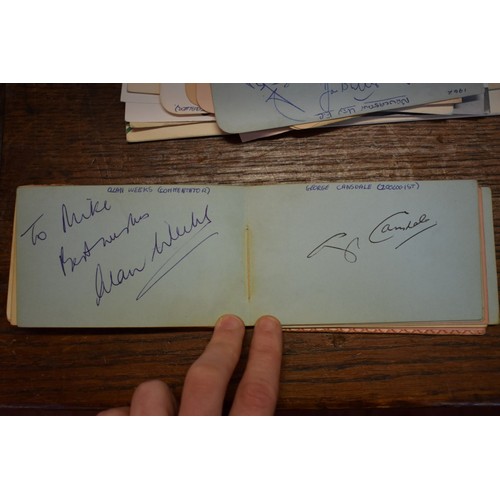 138 - SPORT, AUTOGRAPHS: small format autograph album, mid-20thc, contents full with various autograp... 