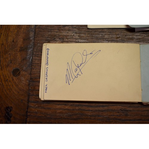 138 - SPORT, AUTOGRAPHS: small format autograph album, mid-20thc, contents full with various autograp... 