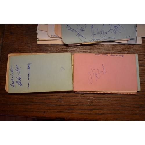 138 - SPORT, AUTOGRAPHS: small format autograph album, mid-20thc, contents full with various autograp... 