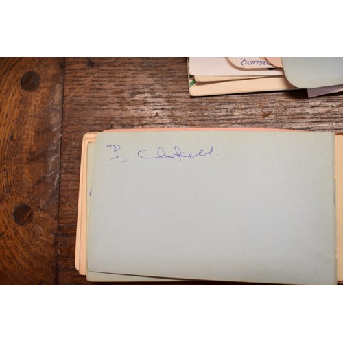 138 - SPORT, AUTOGRAPHS: small format autograph album, mid-20thc, contents full with various autograp... 