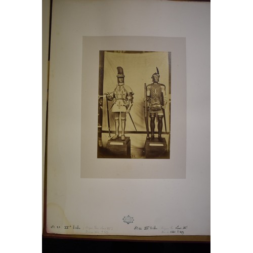 146 - ARMS & ARMOUR: MICHELEZ (Charles Louis, photographer): suite of 25 albumen-print photographs of ... 