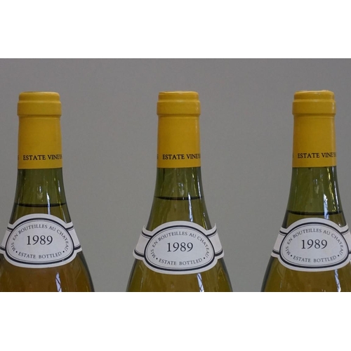 100 - Three 75cl bottles of Chateau Woltner Estate Vineyards Chardonnay, 1989, California. (3)... 