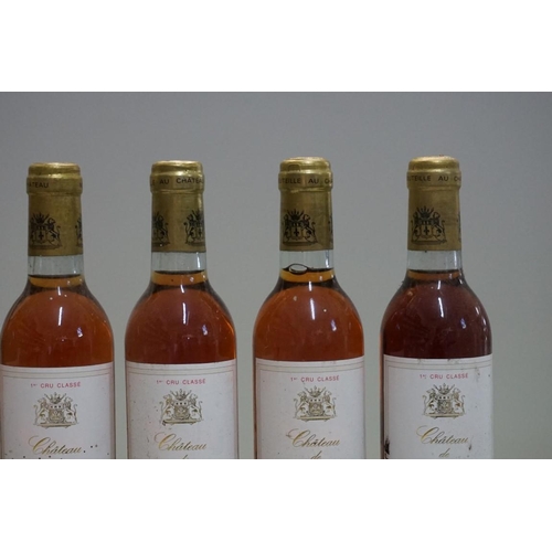 107 - Six 37.5cl bottles of Chateau de Rayne Vigneau, 1990, 1er Cru Sauternes. (6)