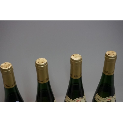 109 - Four 75cl bottles of Gewurztraminer Cuvee Mathieu, 1983, Jean Schaetzel. (4)