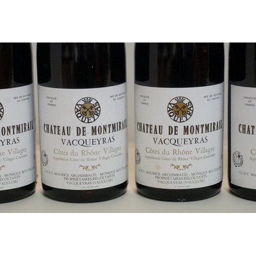 117 - Six 75cl bottles of Vacqueyras Cuvee St Papes, 1985, Chateau Montmirail. (6)