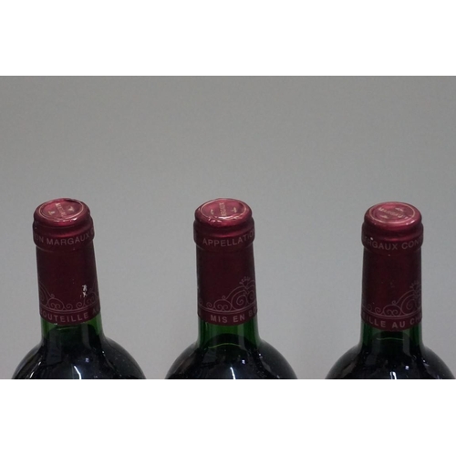 122 - Six 75cl bottles of Chateau Segonnes, 1995, Margaux. (6)