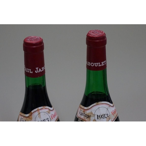 123 - Six 75cl bottles of Crozes Hermitage, 1983, Paul Jaboulet Aine. (6)