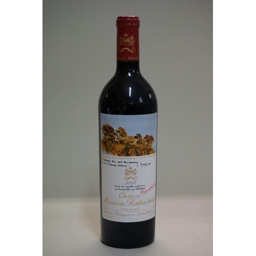 134 - A 75cl bottle of Chateau Mouton Rothschild, 2004, Pauillac, (HRH Prince Charles label).... 