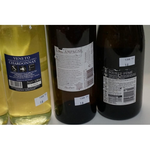 141 - Nine various bottles of white or rose wine. (9)