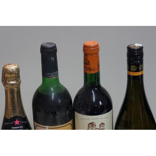 143 - A mixed group of wine, to include: Campo Viejo Riojo, 1980; and various sparkling wines. (10)... 