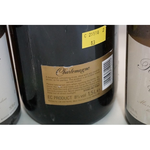 145 - Three 75cl bottles of Pouilly-Fume, 2005, cuvee les Matifets; together with a 150cl magnum bottle of... 