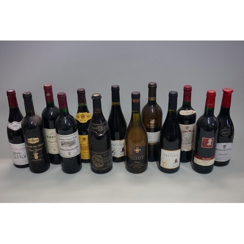 146 - A mixed group of wine. (13)