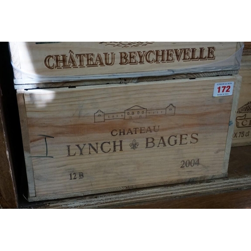 172 - Nine 75cl bottles of Chateau Lynch Bages, 2004, Pauillac, in owc. (9)