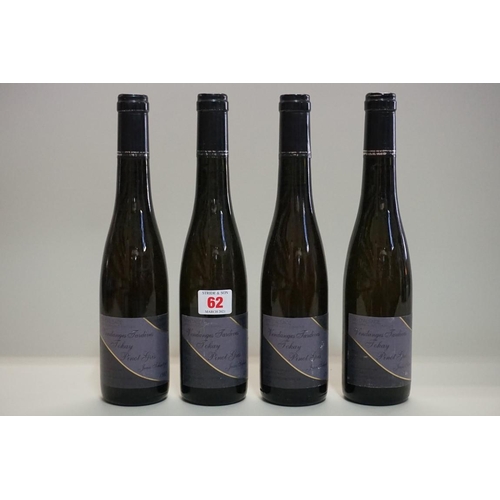 62 - Four 37.5cl bottles of Tokay Pinot Gris Vendanges Tardives, 1989, Jean Schaetzel. (4)... 