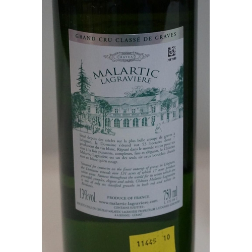 66 - Three 75cl bottles of Chateau Malartic Lagraviere Blanc, 2004, Pessac-Leognan. (3)