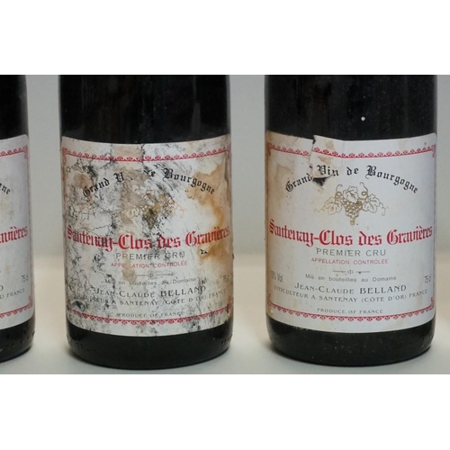 67 - Four 75cl bottles of Santenay-Clos des Gravieres, 1er Cru, 1996, Domaine Jean-Claude Belland. (4)... 