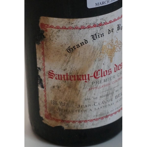 67 - Four 75cl bottles of Santenay-Clos des Gravieres, 1er Cru, 1996, Domaine Jean-Claude Belland. (4)... 