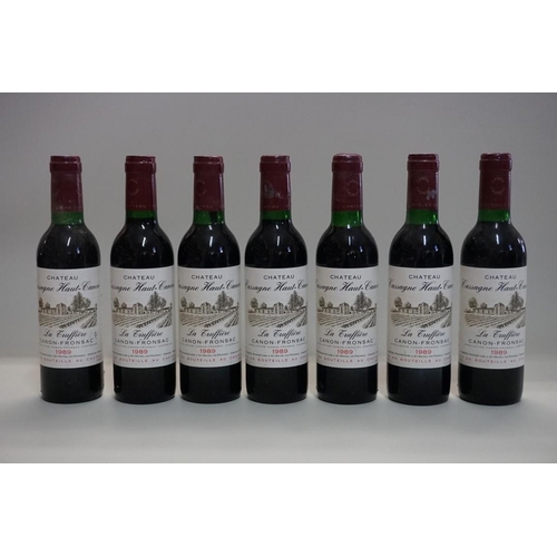 69 - Seven 37.5cl bottles of Chateau Cassagne-Haut-Canon-La-Truffiere, 1989, Canon-Fronsac. (7)... 