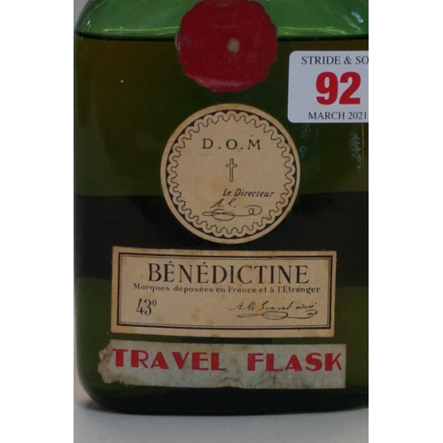 92 - A bottle of DOM Benedictine, probably 1950s bottling.