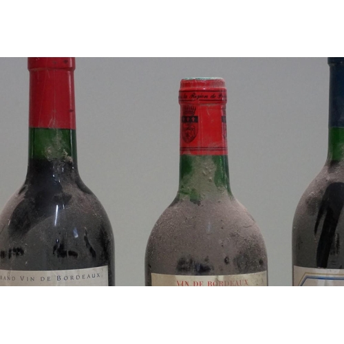 96 - Four 75cl bottles of Bordeaux, comprising: Chateau Bonnet, 1989; Marquis de la Garosse, 1993; Chatea... 