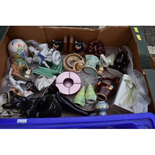 1061 - Two boxes of sundry china and glassware.Collection of this lot is strictly by appointment on Saturda... 