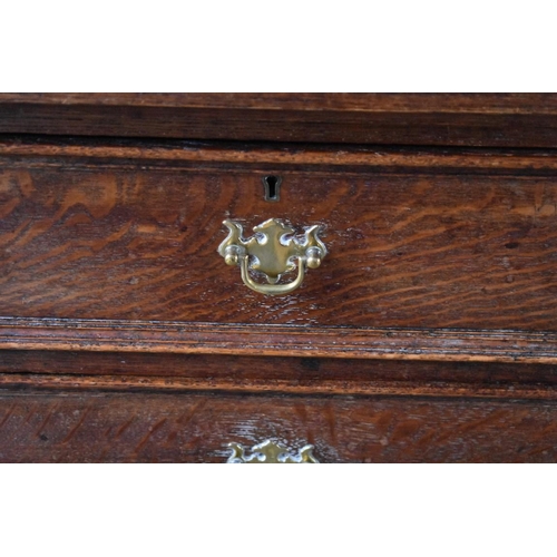 1071 - An old oak sideboard, 122cm wide x 51cm deep x 81cm high.Collection of this lot is strictly by appoi... 