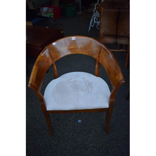 1078 - A modern open arm occasional chair.Collection of this lot is strictly by appointment on Saturday 13t... 