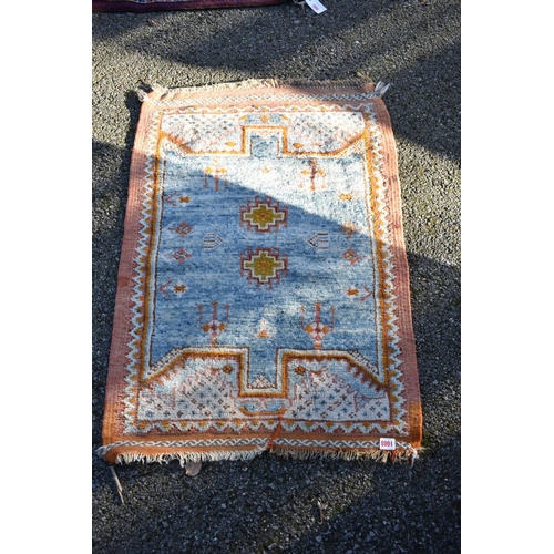 1088 - A Persian prayer mat, 97 x 67cm.