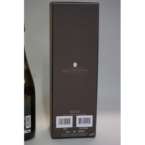 501 - A 75cl bottle of Louis Roederer 2012 vintage champagne, in box.