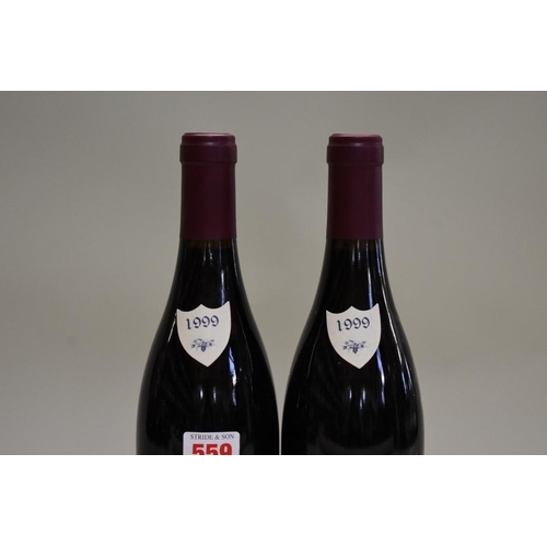 559 - Two 75cl bottles of Crozes Hermitage, 1999, Perrin Freres. (2)